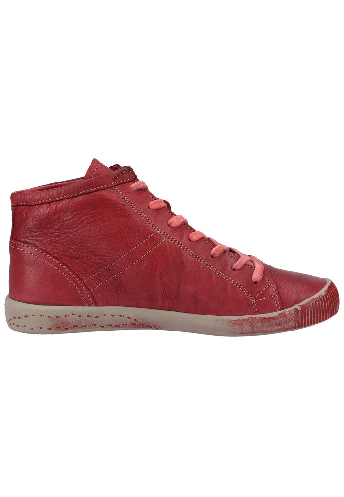 softinos Sneaker Leder Rot - surf4shoes