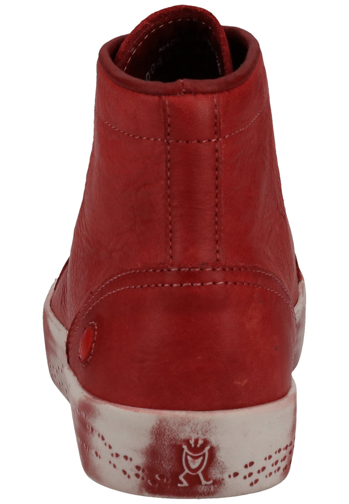 softinos Sneaker Leder Rot - surf4shoes
