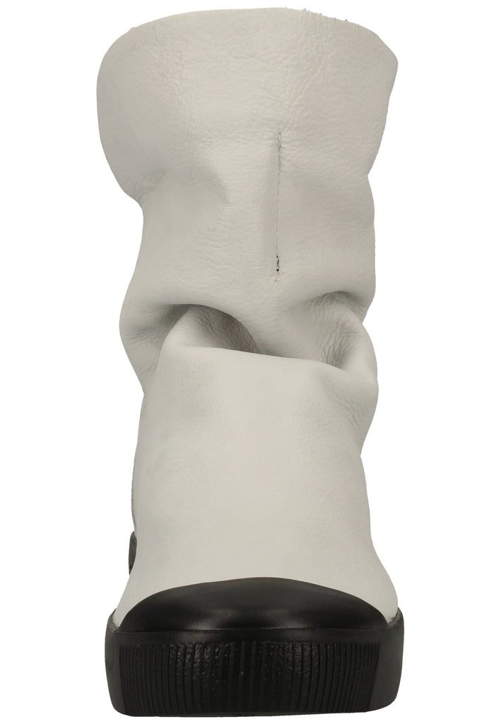 softinos Stiefelette Leder Weiß - surf4shoes