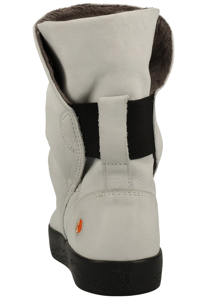 softinos Stiefelette Leder Weiß - surf4shoes