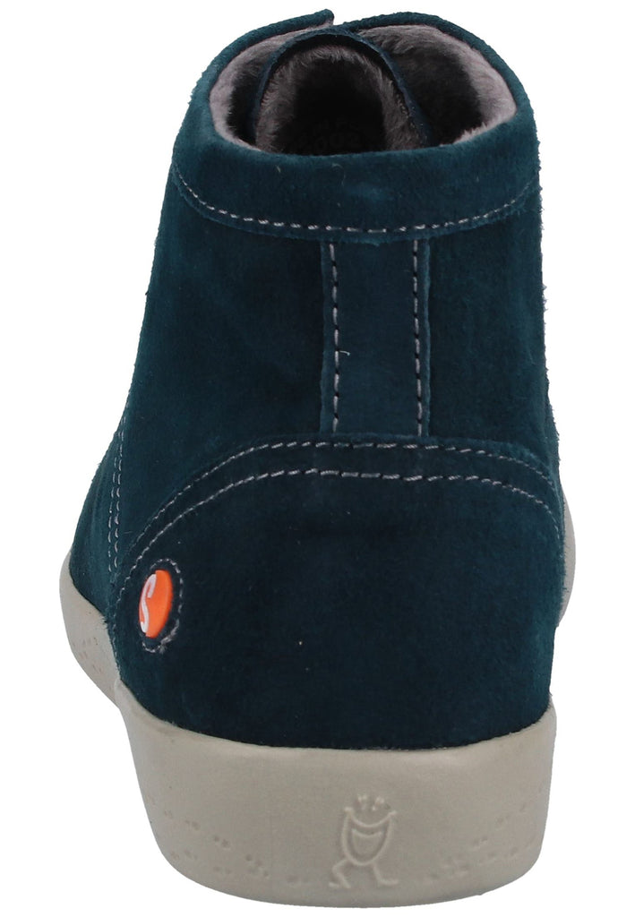 softinos Sneaker Veloursleder Petrol Warmfutter - surf4shoes