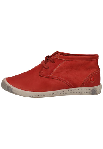 softinos Sneaker Leder Red - surf4shoes