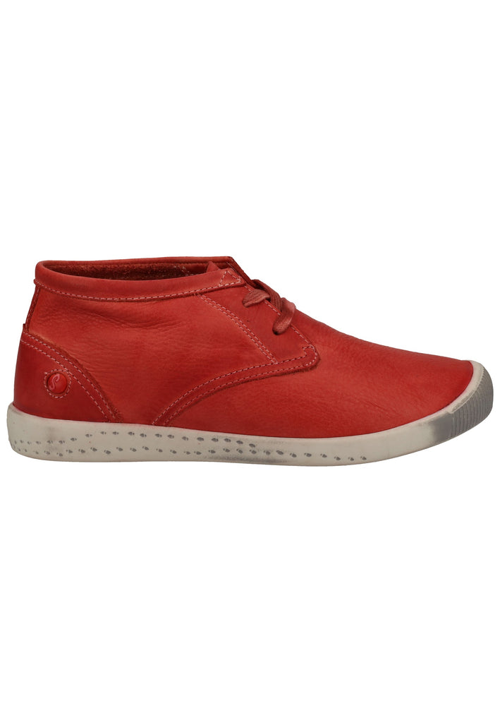 softinos Sneaker Leder Red - surf4shoes