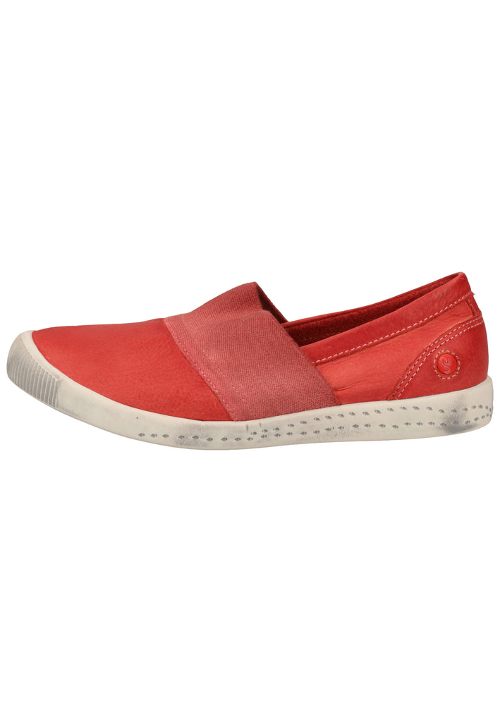 softinos Slipper Leder Red - surf4shoes