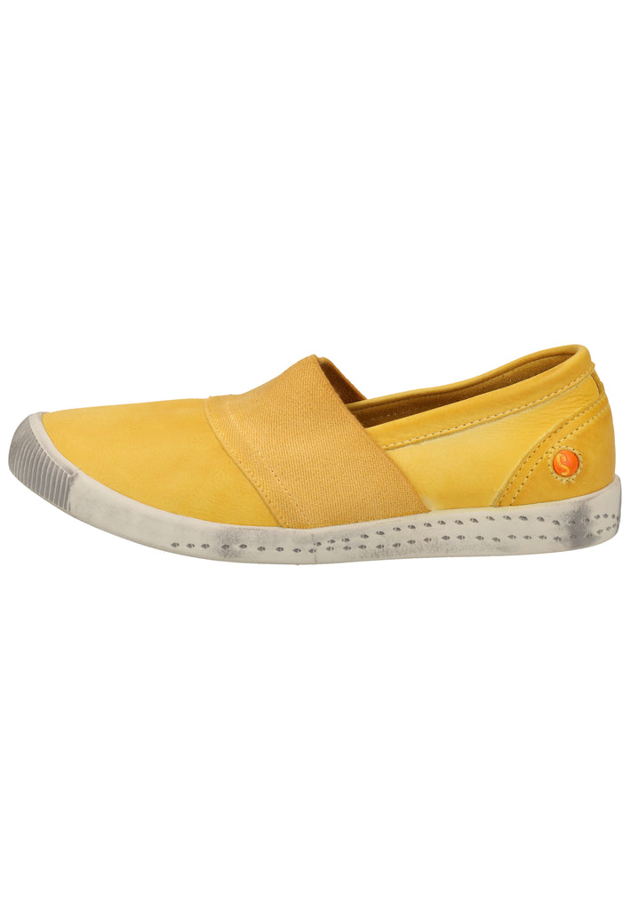 softinos Slipper Leder Yellow - surf4shoes