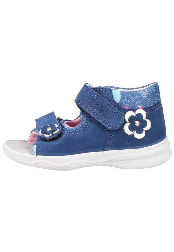 Superfit Sandalen Veloursleder/Textil Dunkelblau - surf4shoes