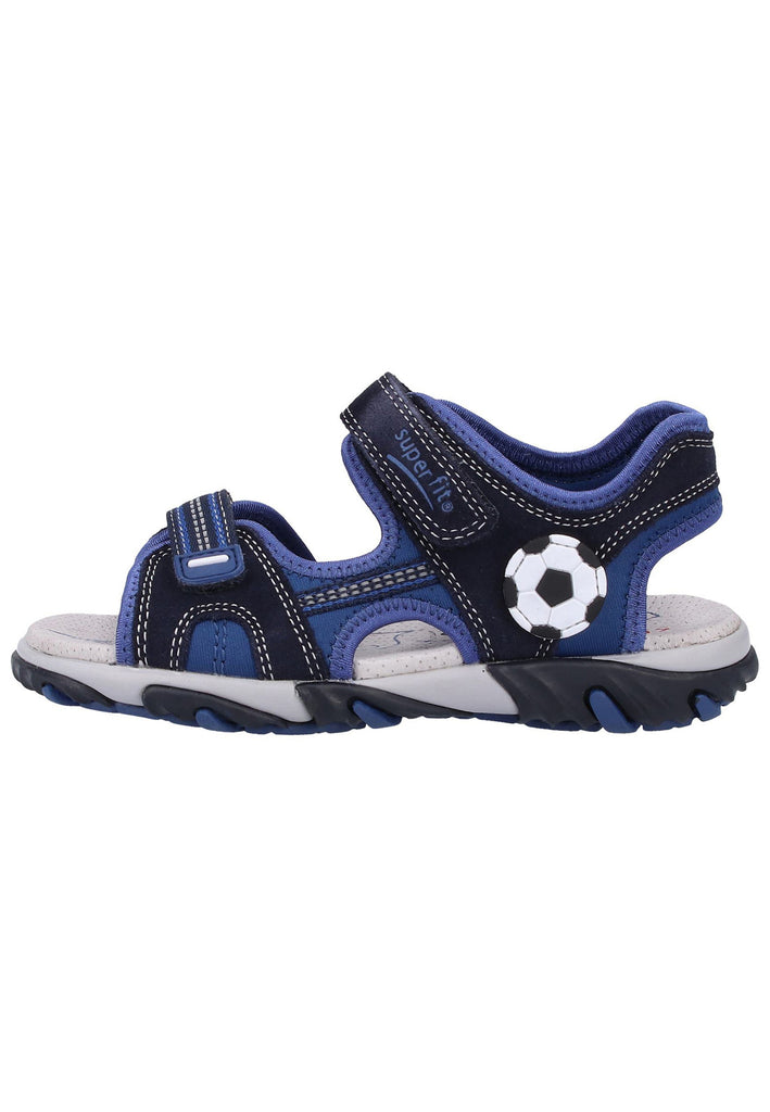 Superfit Sandalen Veloursleder/Textil Blau - surf4shoes
