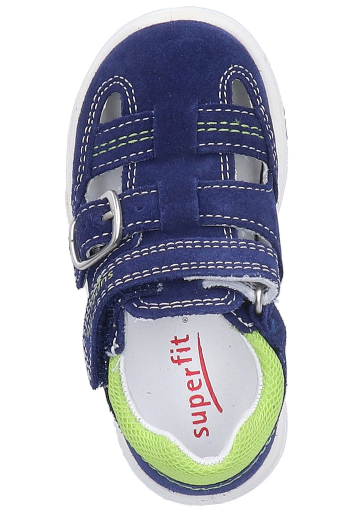 Superfit Halbschuhe Veloursleder/Textil Dunkelblau - surf4shoes