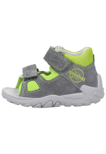 Superfit Sandalen Veloursleder/Textil Grau - surf4shoes