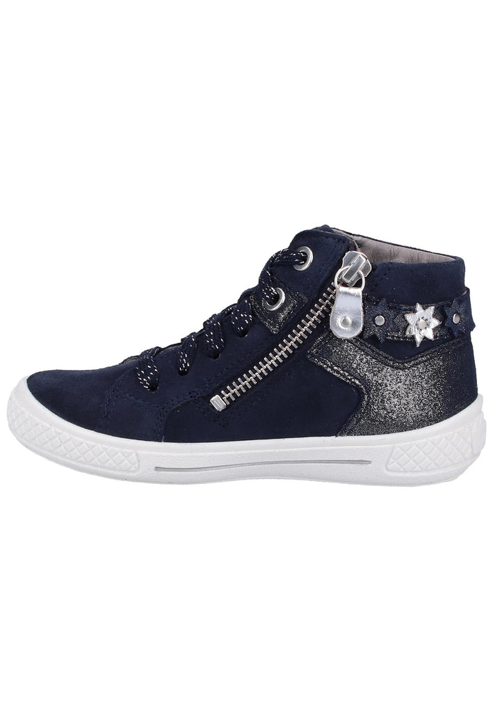 Superfit Sneaker Leder Dunkelblau - surf4shoes