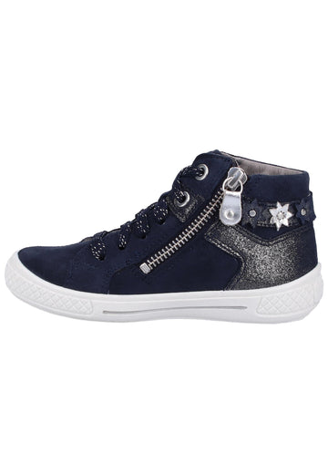 Superfit Sneaker Leder Dunkelblau - surf4shoes