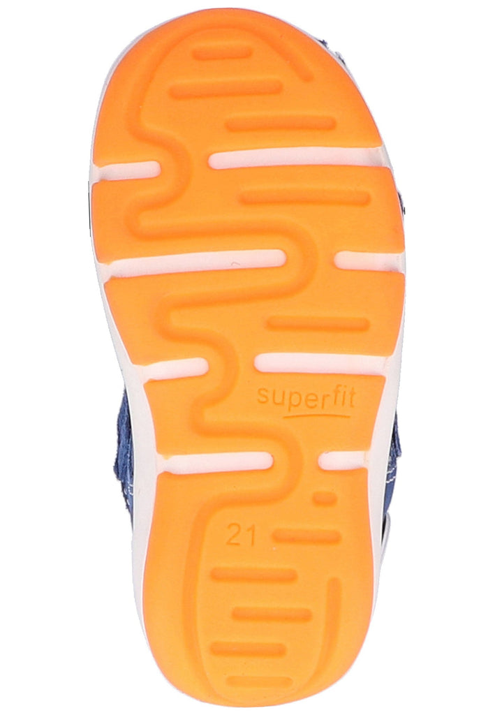 Superfit Halbschuhe Veloursleder/Textil Dunkelblau - surf4shoes