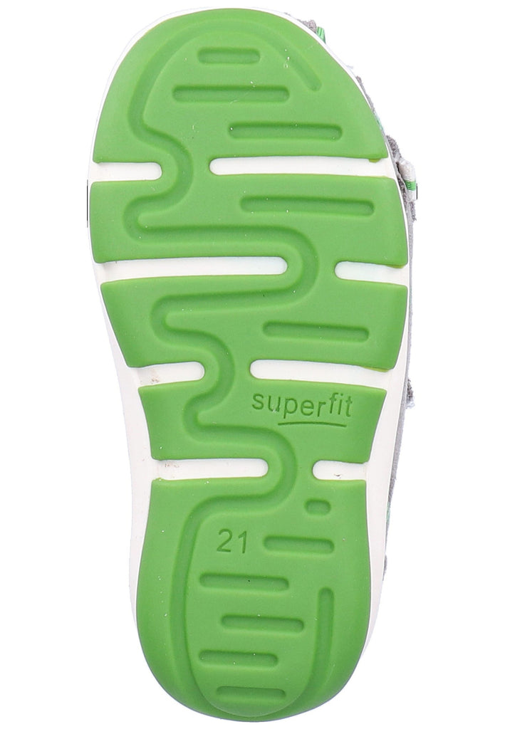 Superfit Halbschuhe Veloursleder/Textil Hellgrau - surf4shoes