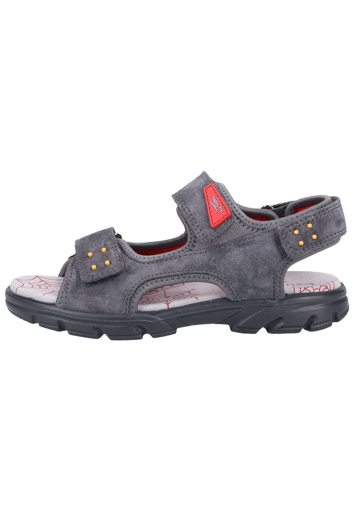Superfit Sandalen Veloursleder/Textil Grau - surf4shoes