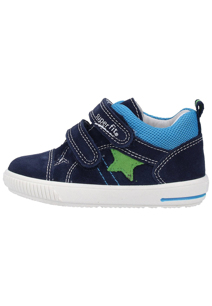 Superfit Sneaker Veloursleder/Textil Dunkelblau - surf4shoes