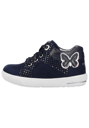 Superfit Sneaker Leder Dunkelblau - surf4shoes