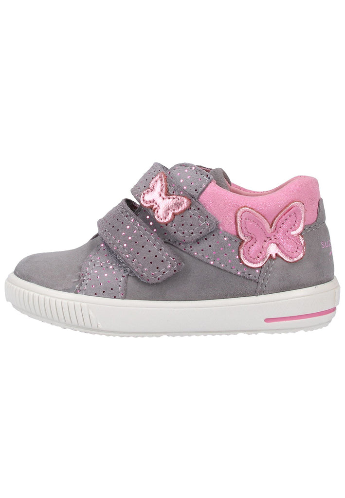 Superfit Sneaker Leder Hellgrau - surf4shoes