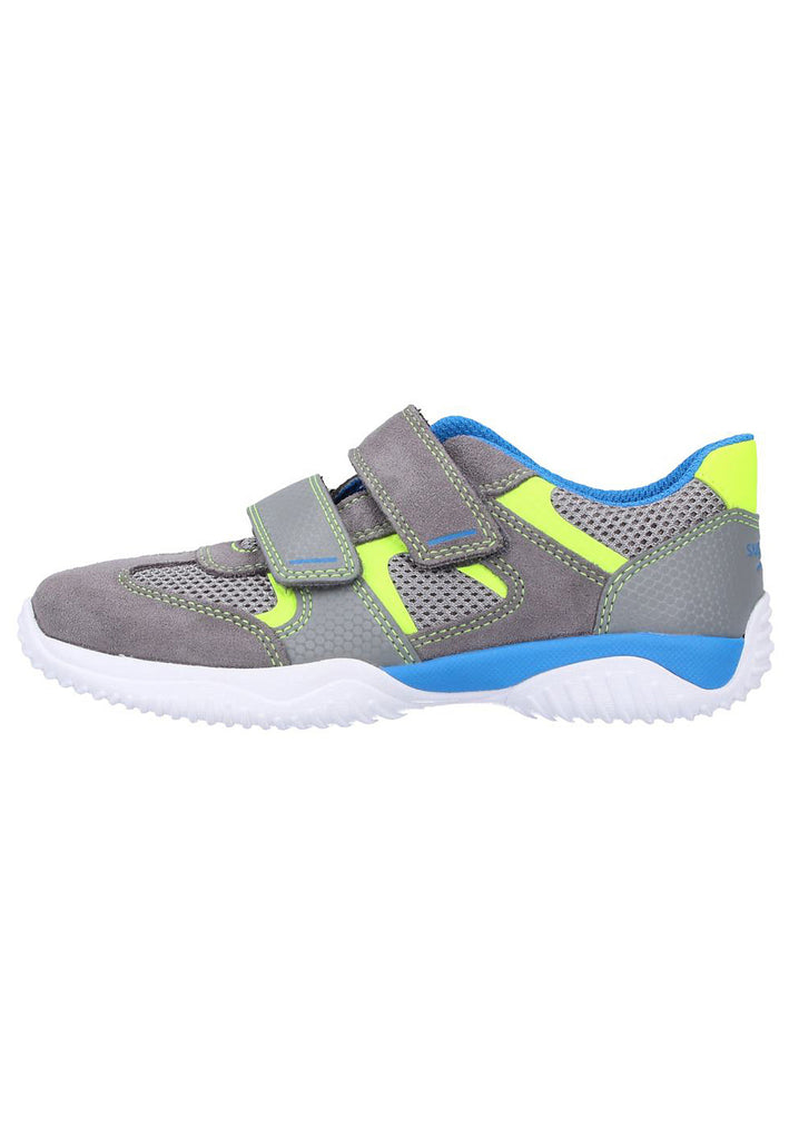 Superfit Sneaker Veloursleder/Textil Hellgrau - surf4shoes