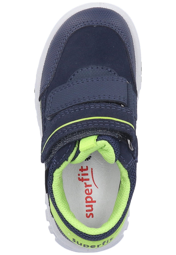 Superfit Halbschuhe Veloursleder Blau/Grün - surf4shoes