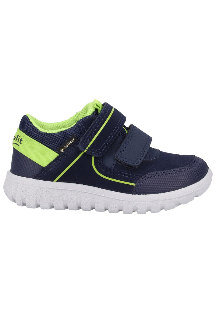 Superfit Halbschuhe Veloursleder Blau/Grün - surf4shoes