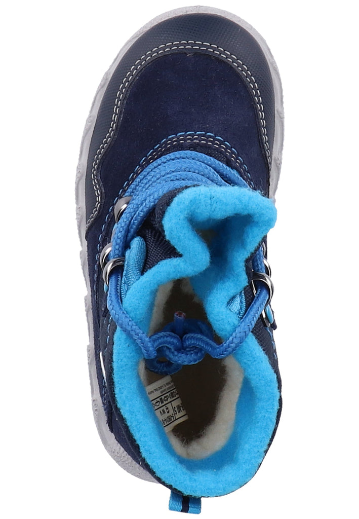 Superfit Stiefel Veloursleder/Textil Blau Warmfutter - surf4shoes