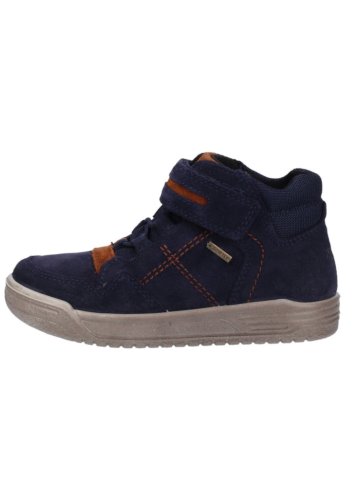 Superfit Sneaker Veloursleder Blau/Braun - surf4shoes
