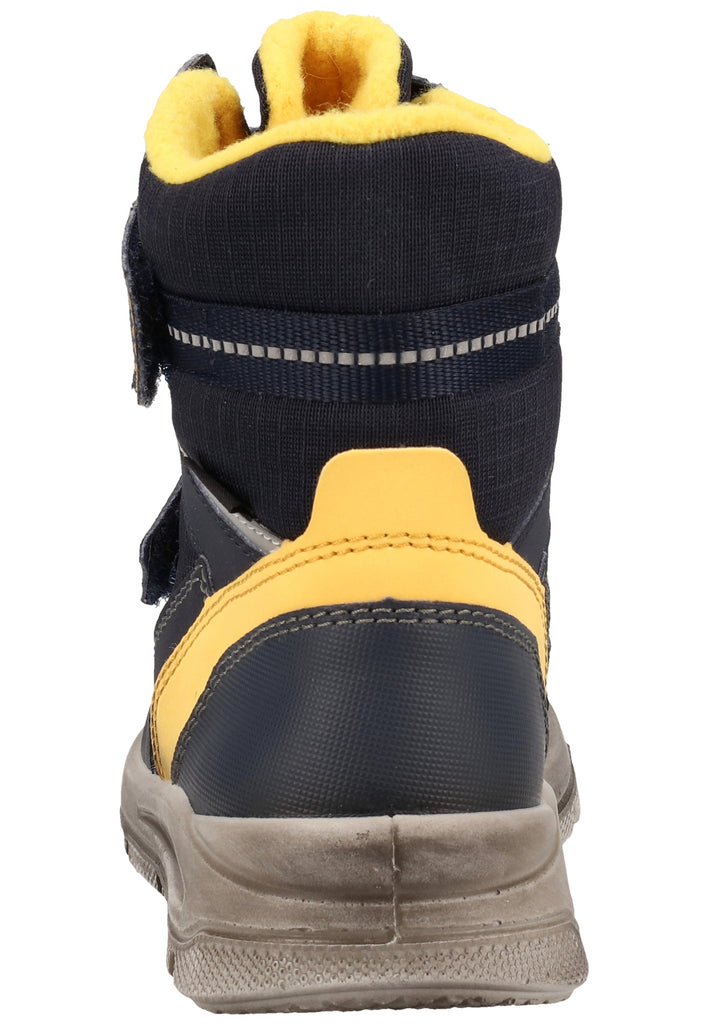 Superfit Stiefel Textil Blau/Gelb Warmfutter - surf4shoes
