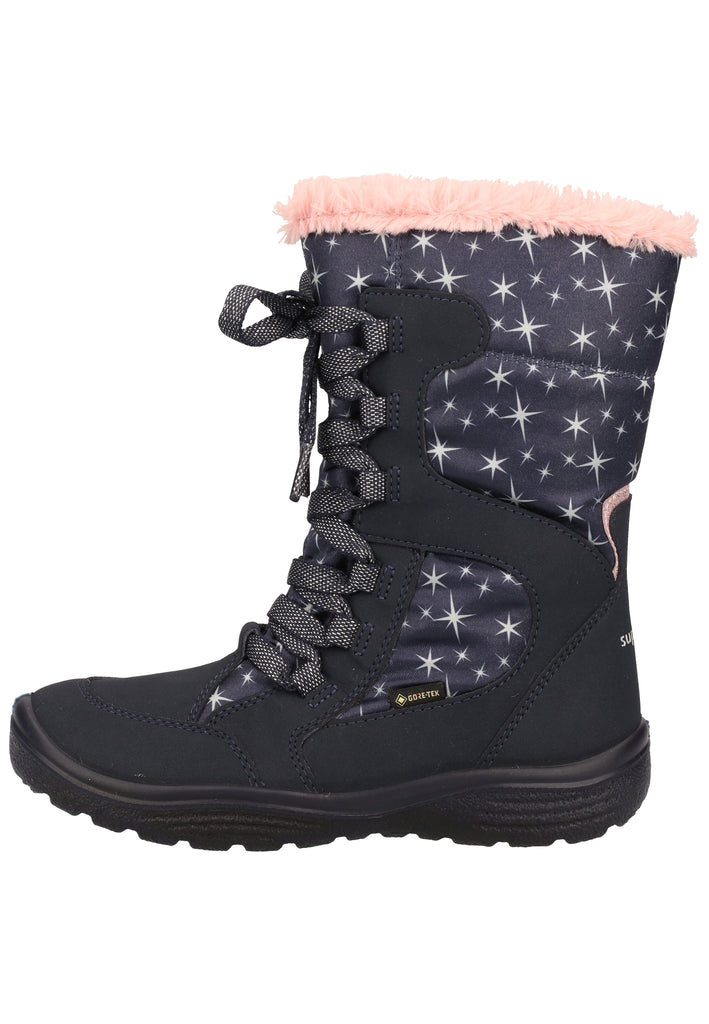 Superfit Stiefel Textil Blau Warmfutter - surf4shoes