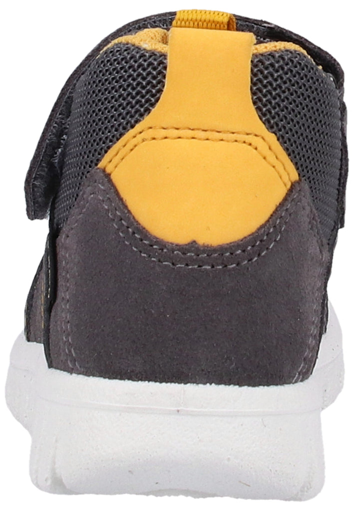 Superfit Halbschuhe Veloursleder Grau/Gelb - surf4shoes