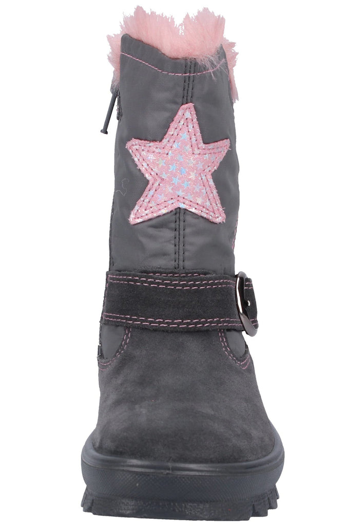 Superfit Stiefel Veloursleder/Textil Grau - surf4shoes