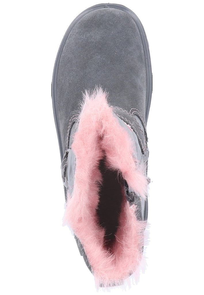 Superfit Stiefel Veloursleder/Textil Grau - surf4shoes