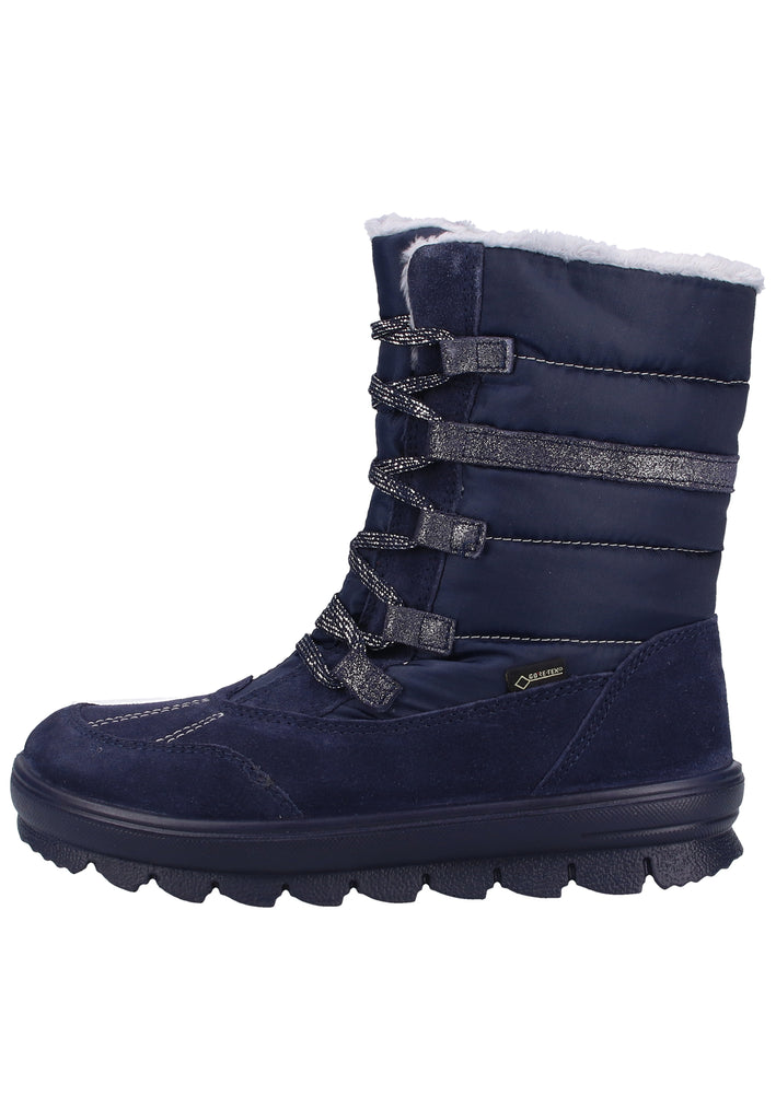 Superfit Stiefel Veloursleder/Textil Blau - surf4shoes