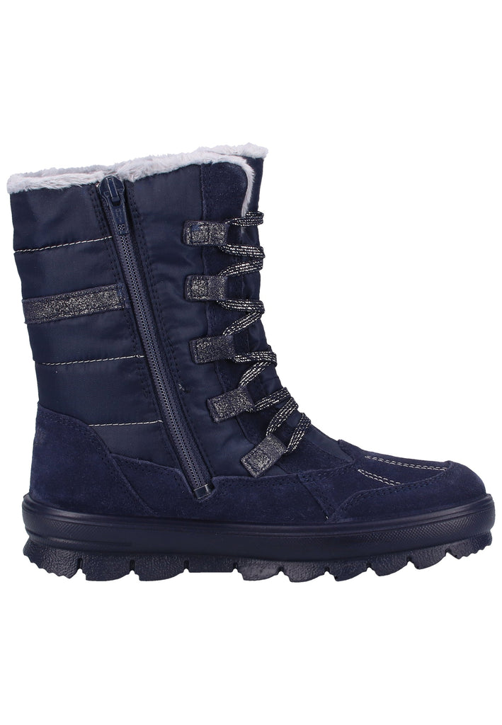 Superfit Stiefel Veloursleder/Textil Blau - surf4shoes