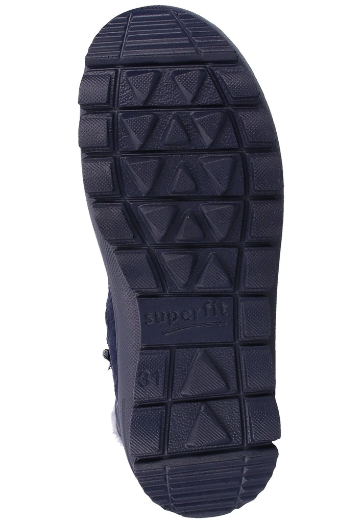 Superfit Stiefel Veloursleder/Textil Blau - surf4shoes