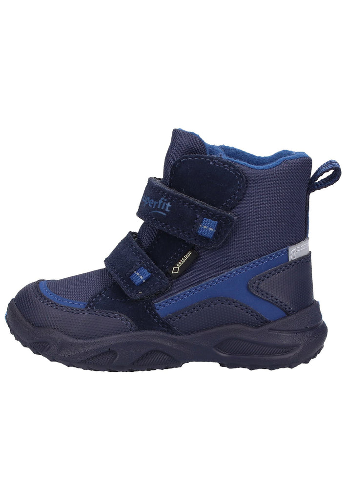 Superfit Stiefel Veloursleder/Textil Blau Warmfutter - surf4shoes