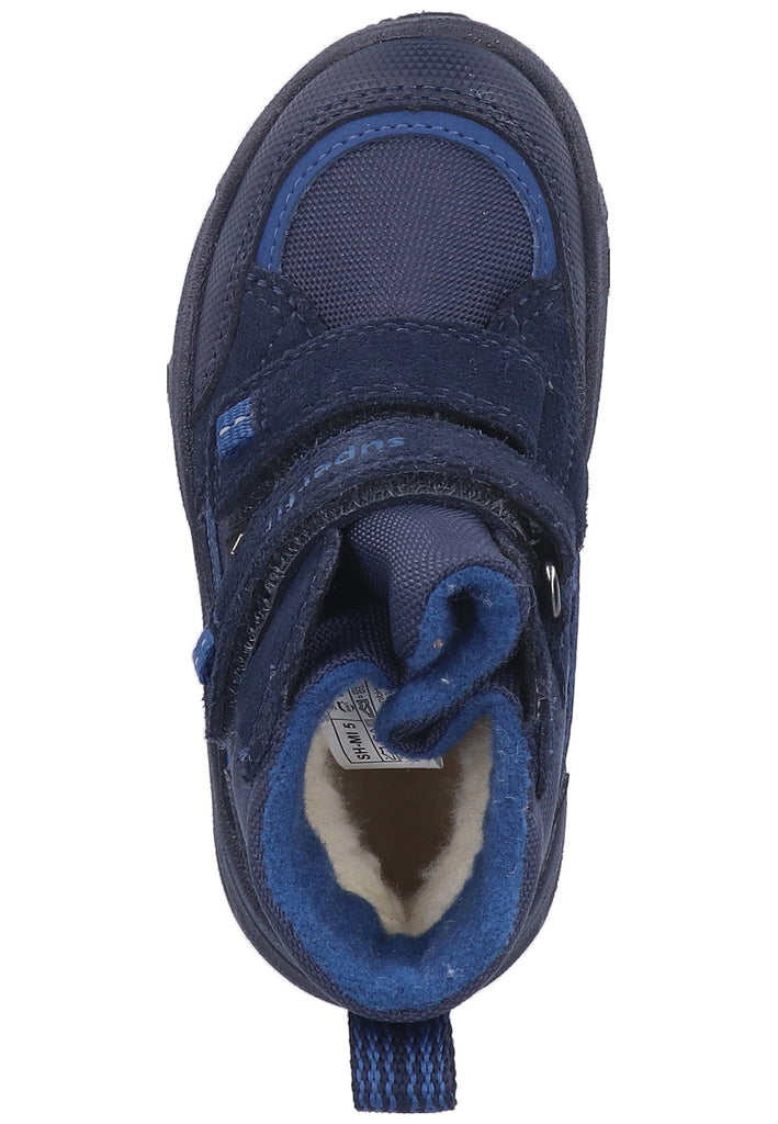 Superfit Stiefel Veloursleder/Textil Blau Warmfutter - surf4shoes