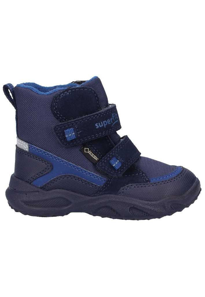 Superfit Stiefel Veloursleder/Textil Blau Warmfutter - surf4shoes
