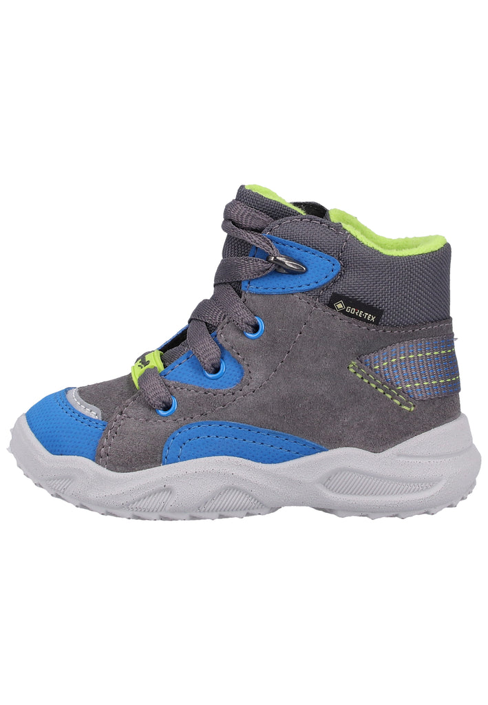 Superfit Stiefel Textil Grau/Blau Warmfutter - surf4shoes