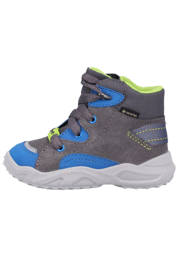 Superfit Stiefel Textil Grau/Blau Warmfutter - surf4shoes