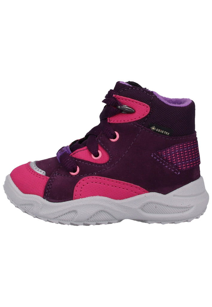 Superfit Stiefel Veloursleder/Textil Rosa Warmfutter - surf4shoes