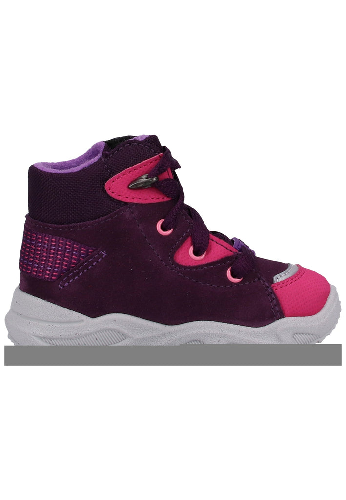 Superfit Stiefel Veloursleder/Textil Rosa Warmfutter - surf4shoes