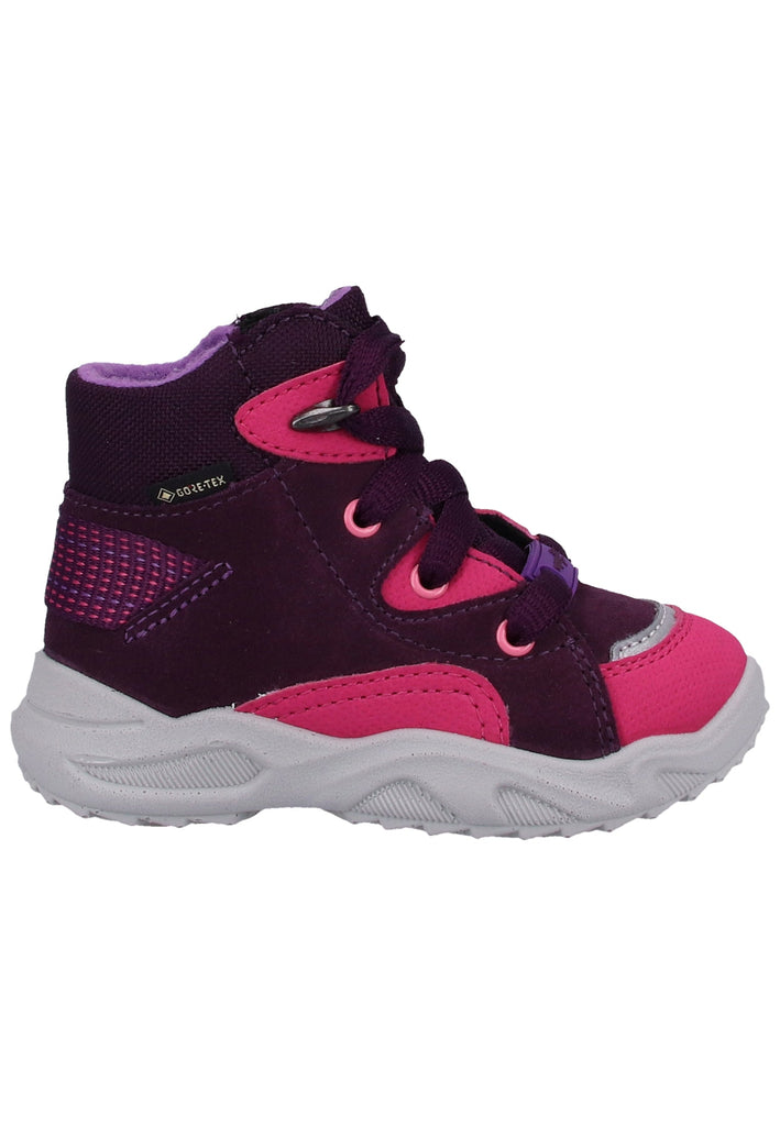 Superfit Stiefel Veloursleder/Textil Rosa Warmfutter - surf4shoes