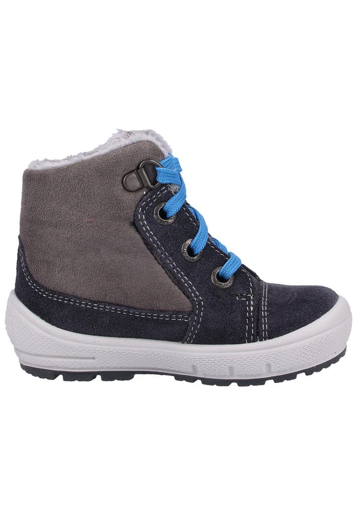 Superfit Stiefel Veloursleder/Textil Grau Warmfutter - surf4shoes