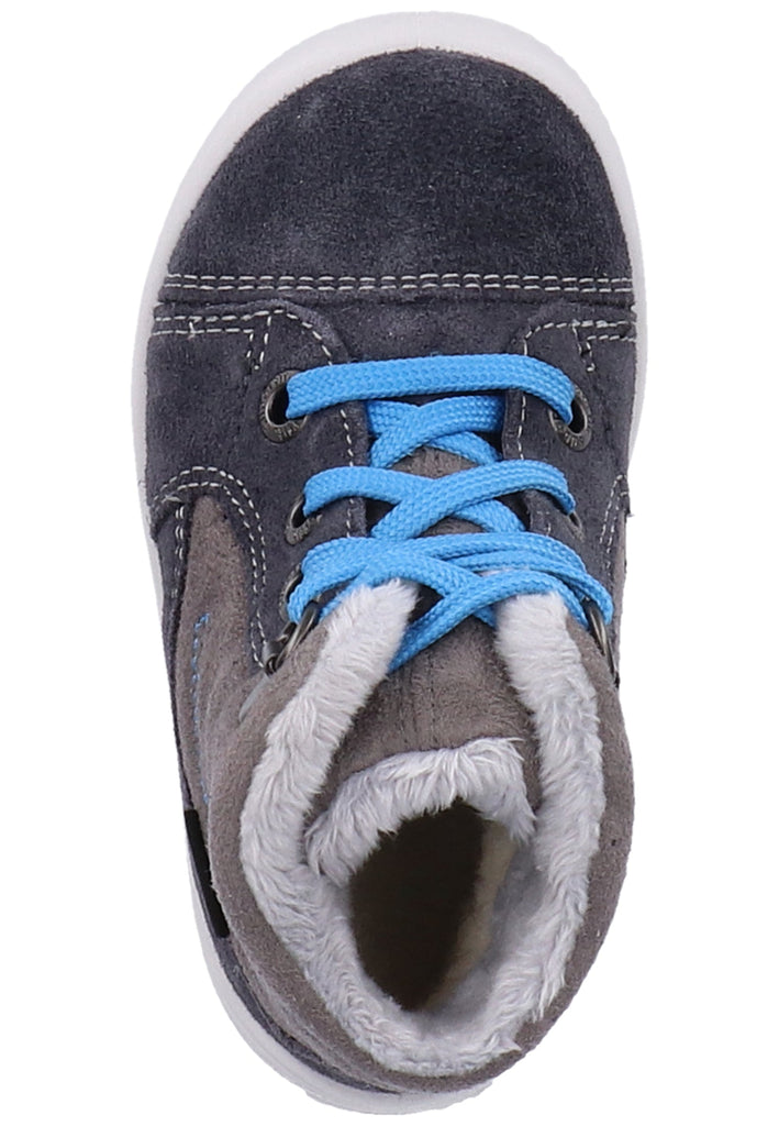 Superfit Stiefel Veloursleder/Textil Grau Warmfutter - surf4shoes