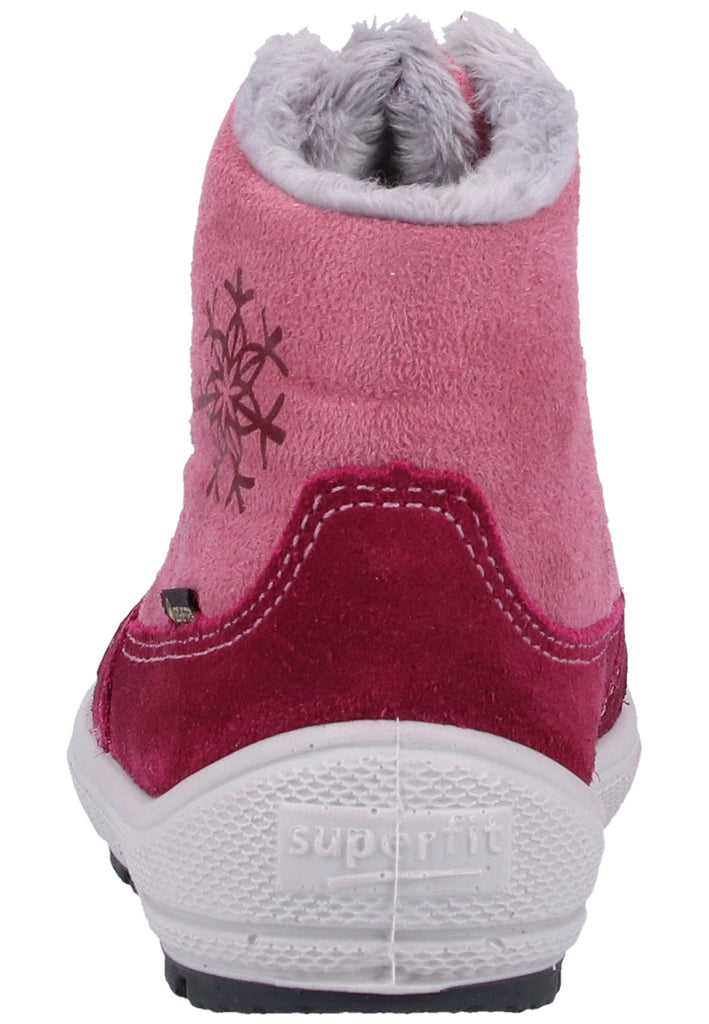 Superfit Stiefel Veloursleder/Textil Rot - surf4shoes