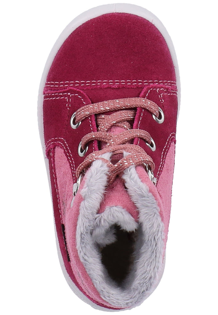 Superfit Stiefel Veloursleder/Textil Rot - surf4shoes