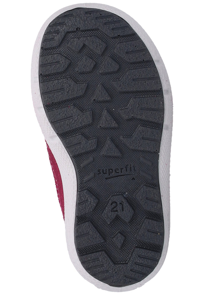 Superfit Stiefel Veloursleder/Textil Rot - surf4shoes