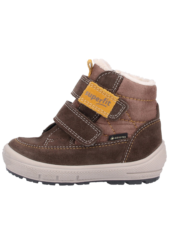 Superfit Stiefel Veloursleder/Textil Braun Warmfutter - surf4shoes