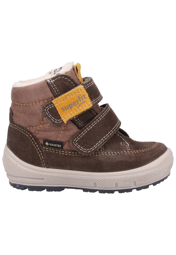 Superfit Stiefel Veloursleder/Textil Braun Warmfutter - surf4shoes