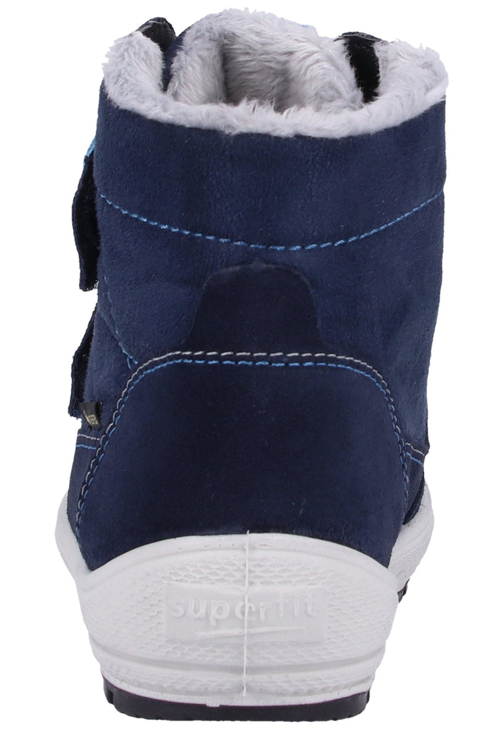Superfit Stiefel Veloursleder/Textil Blau - surf4shoes